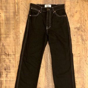 Reformation Cowboy High Rise Straight Jeans size 24